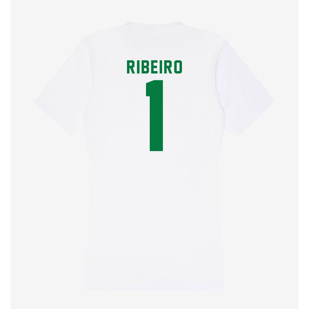 Oregon - NCAA Women's Volleyball : Maila Ribeiro - Women's V-Neck T-Shirt-1