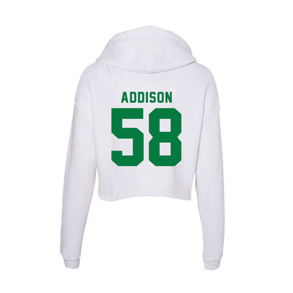 Oregon - NCAA Football : Ziyare Addison - Women's Crop Fleece Hoodie-1