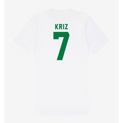 Oregon - NCAA Beach Volleyball : Alex Kriz - Women's V-Neck T-Shirt-1