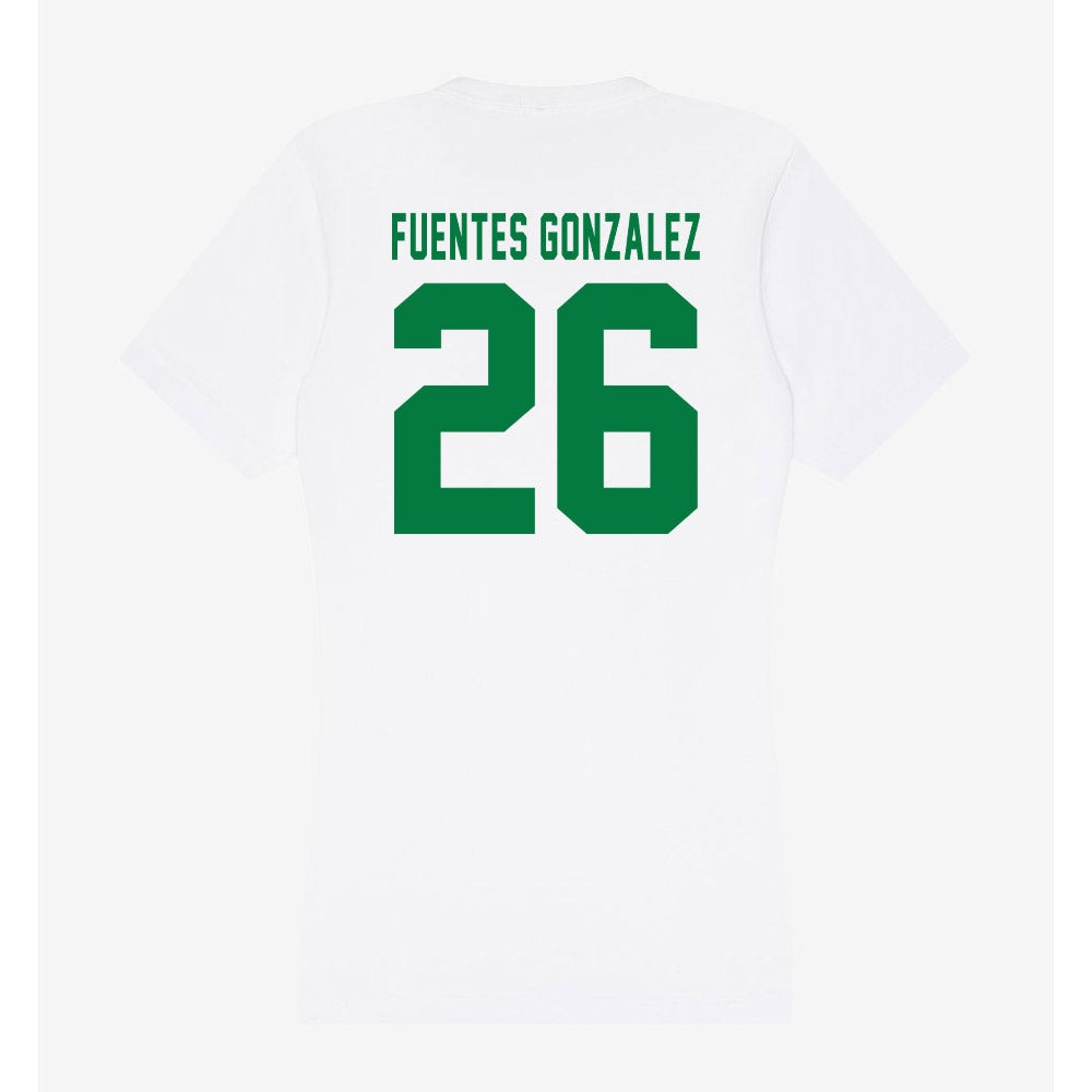 Oregon - NCAA Women's Soccer : Giselle Fuentes Gonzalez - Women's V-Neck T-Shirt-1