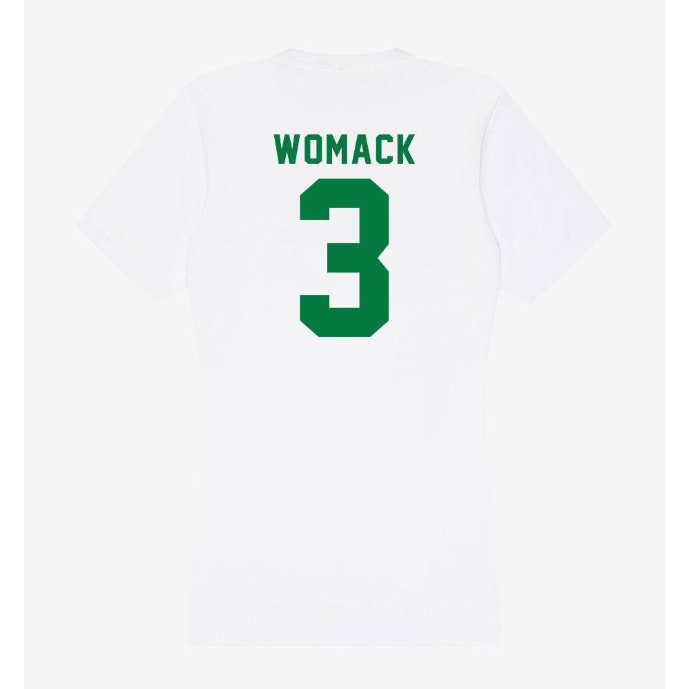 Oregon - NCAA Acrobatics & Tumbling : Nya Womack - Women's V-Neck T-Shirt-1