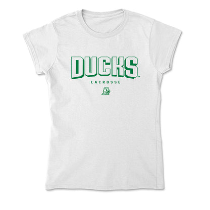 Oregon - NCAA Women's Lacrosse : Hazel Baker - Soft Style Women’s T-Shirt-0