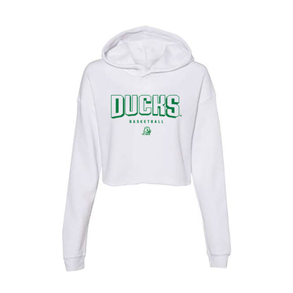 Oregon - NCAA Men's Basketball : Taylor Bol Bowen - Women's Crop Fleece Hooded Sweatshirt-0