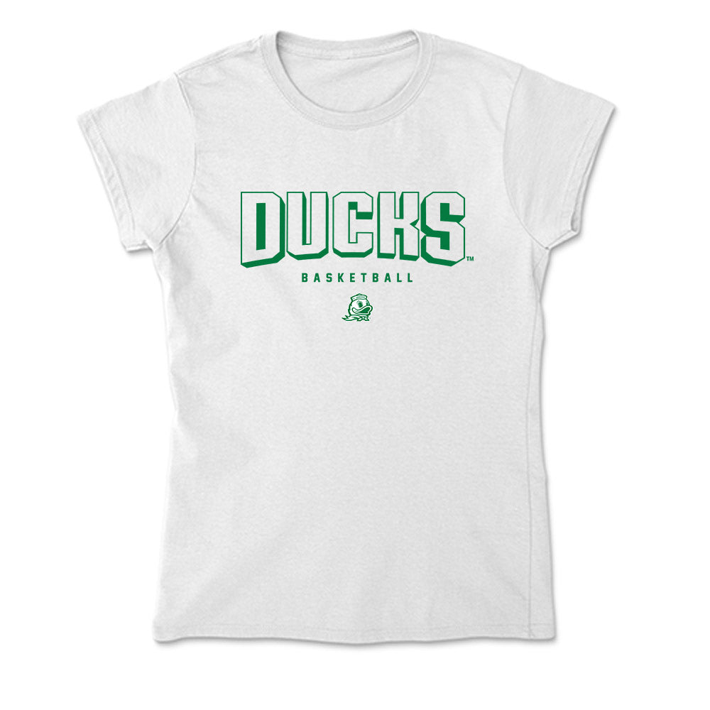 Oregon - NCAA Men's Basketball : Taylor Bol Bowen - Soft Style Women’s T-Shirt-0