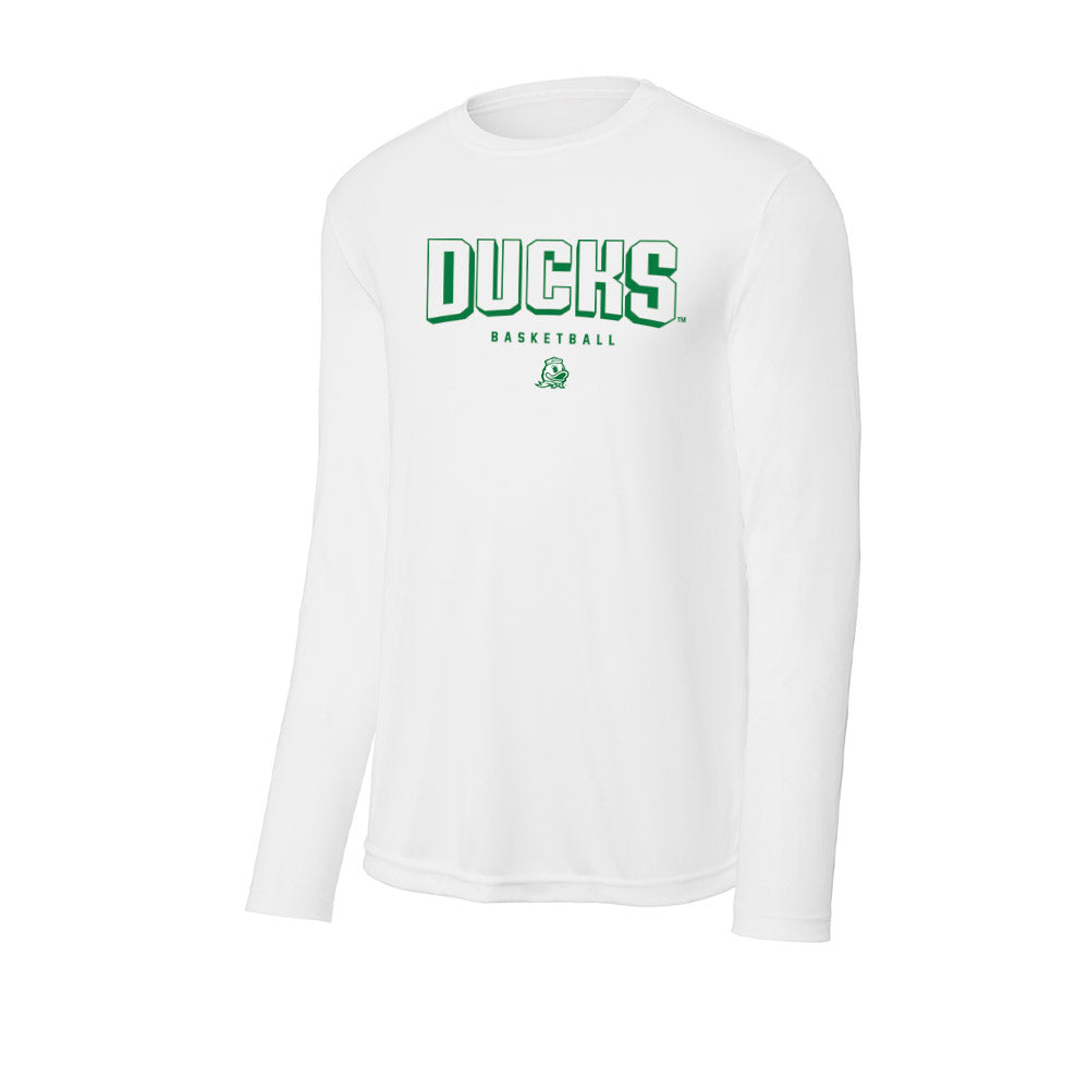 Oregon - NCAA Men's Basketball : Jasper Johnson - Activewear Long Sleeve T-Shirt-0