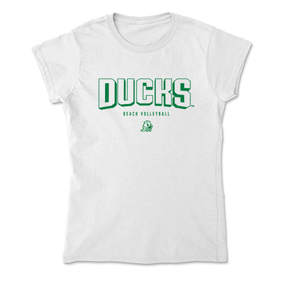 Oregon - NCAA Beach Volleyball : Serena Aarniokoski - Soft Style Women’s T-Shirt-0