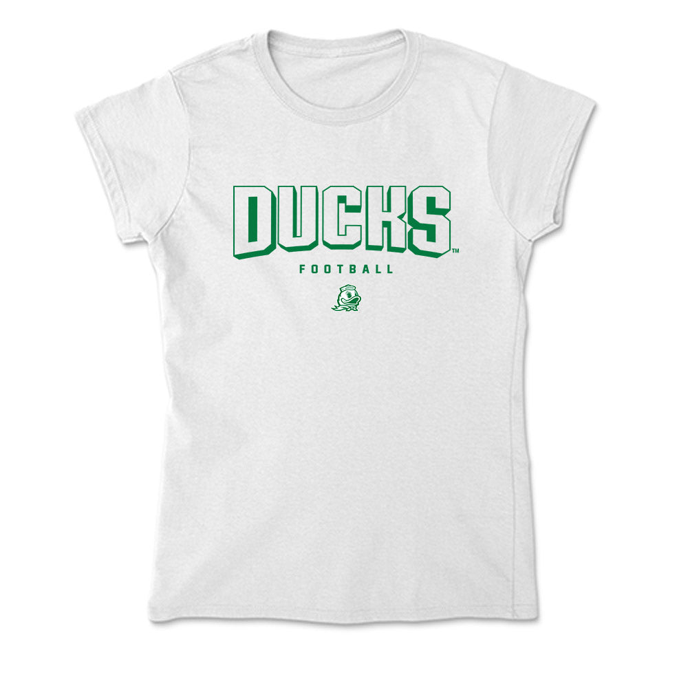 Oregon - NCAA Football : Devin Jackson - Soft Style Women’s T-Shirt-0