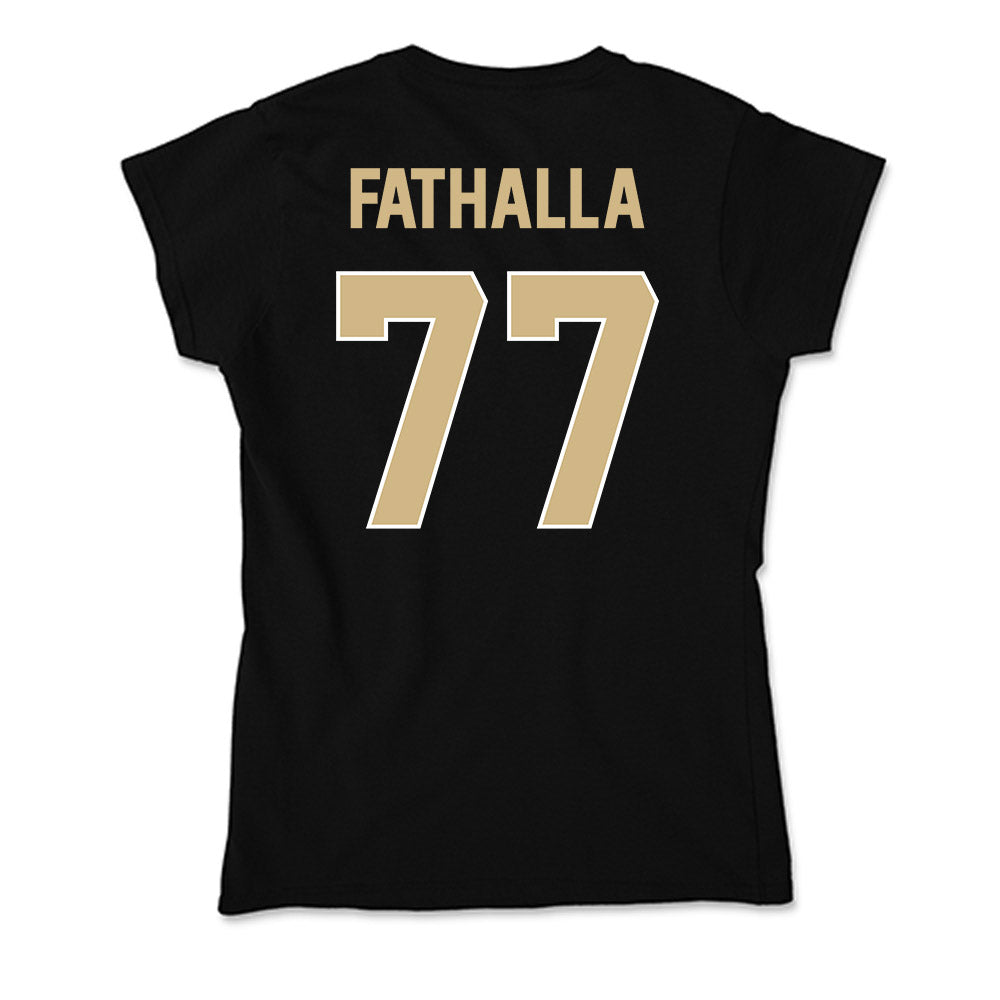 Purdue - NCAA Men's Tennis : Nour Fathalla - Soft Style Women’s T-Shirt-1