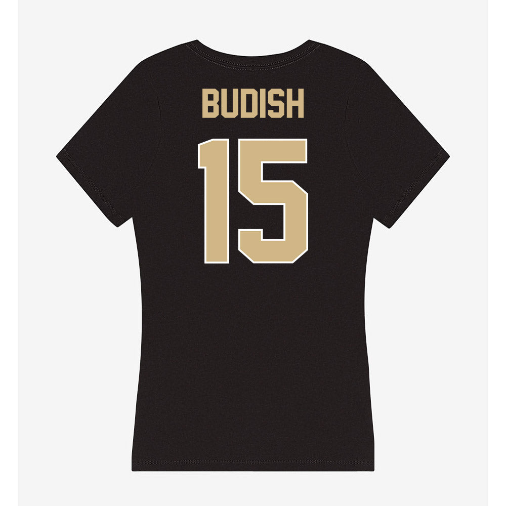 Purdue - NCAA Women's Soccer : Kayla Budish - Women's V-Neck T-Shirt-1
