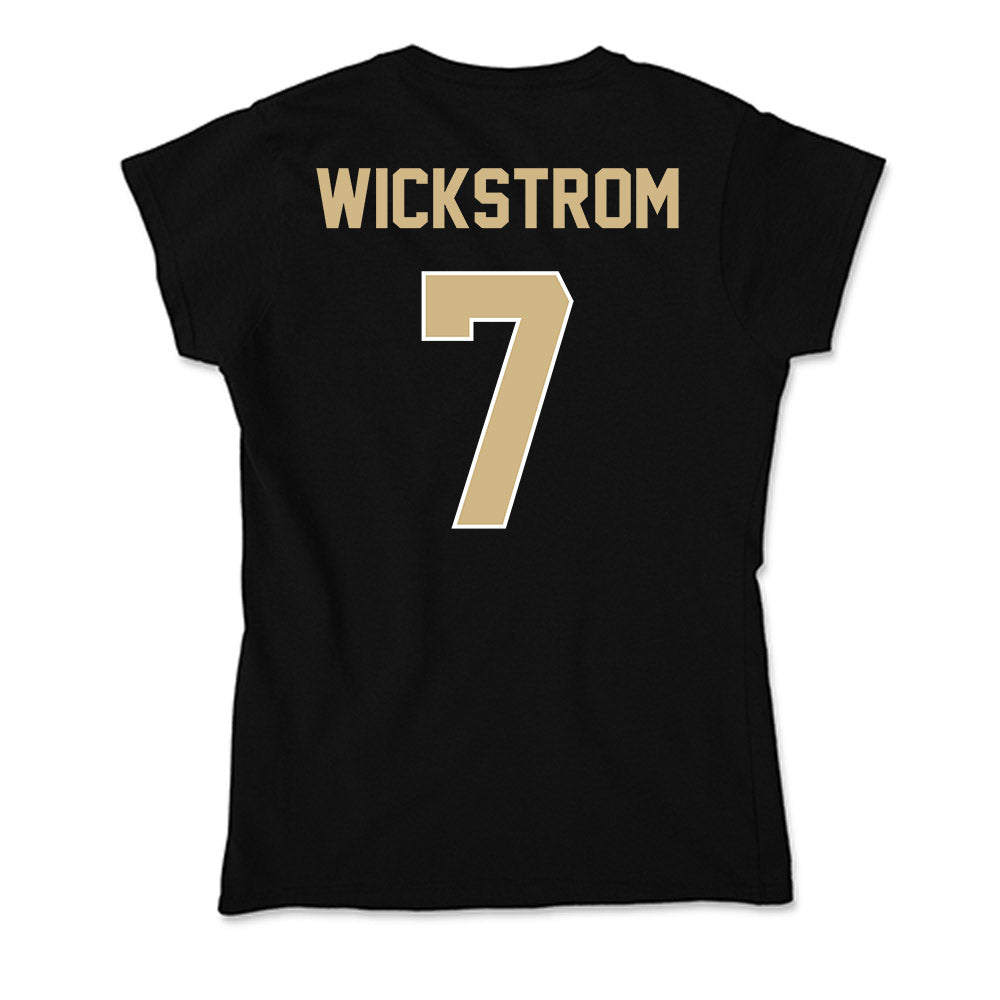 Purdue - NCAA Women's Basketball : Hannah Wickstrom - Soft Style Women’s T-Shirt-1