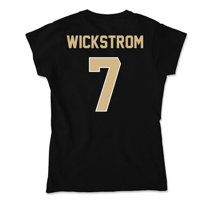 Purdue - NCAA Women's Basketball : Hannah Wickstrom - Soft Style Women’s T-Shirt-1