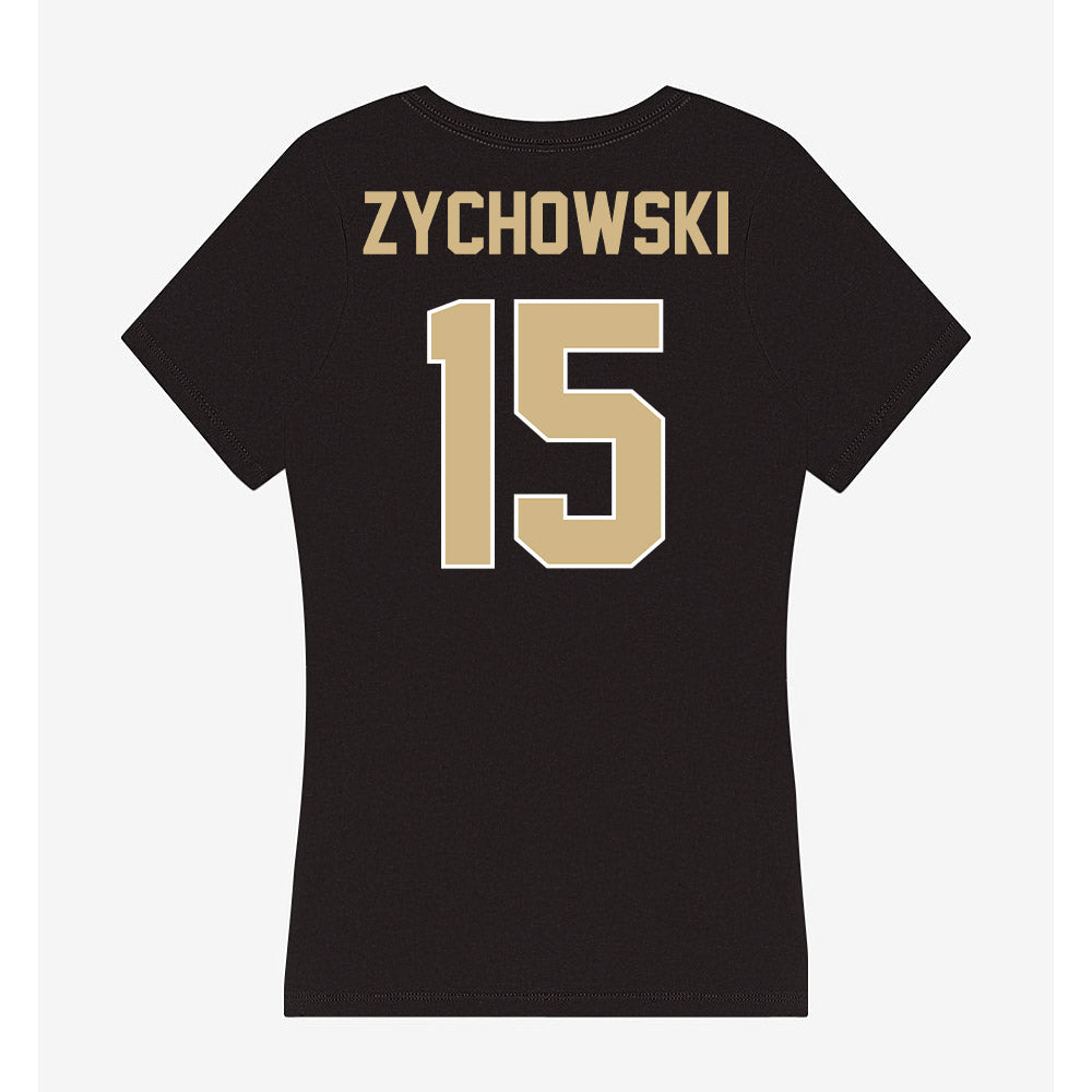 Purdue - NCAA Baseball : Zach Zychowski - Women's V-Neck T-Shirt-1