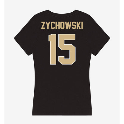 Purdue - NCAA Baseball : Zach Zychowski - Women's V-Neck T-Shirt-1