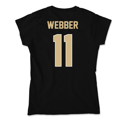 Purdue - NCAA Men's Basketball : Jacob Webber - Soft Style Women’s T-Shirt-1