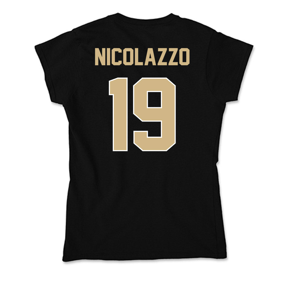Purdue - NCAA Women's Soccer : Chiara Nicolazzo - Soft Style Women’s T-Shirt-1