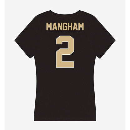Purdue - NCAA Football : Jaden Mangham - Women's V-Neck T-Shirt-1