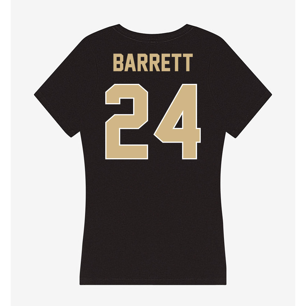 Purdue - NCAA Women's Basketball : Carley Barrett - Women's V-Neck T-Shirt-1