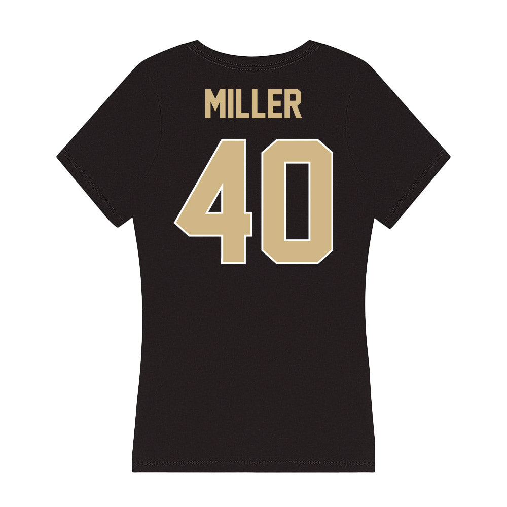 Purdue - NCAA Football : Hudson Miller - Women's V-Neck T-Shirt-1