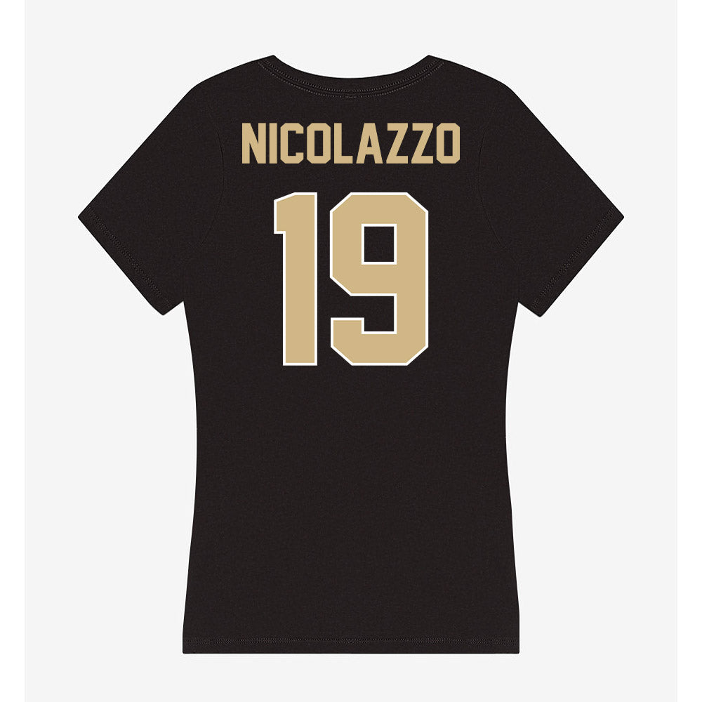 Purdue - NCAA Women's Soccer : Chiara Nicolazzo - Women's V-Neck T-Shirt-1