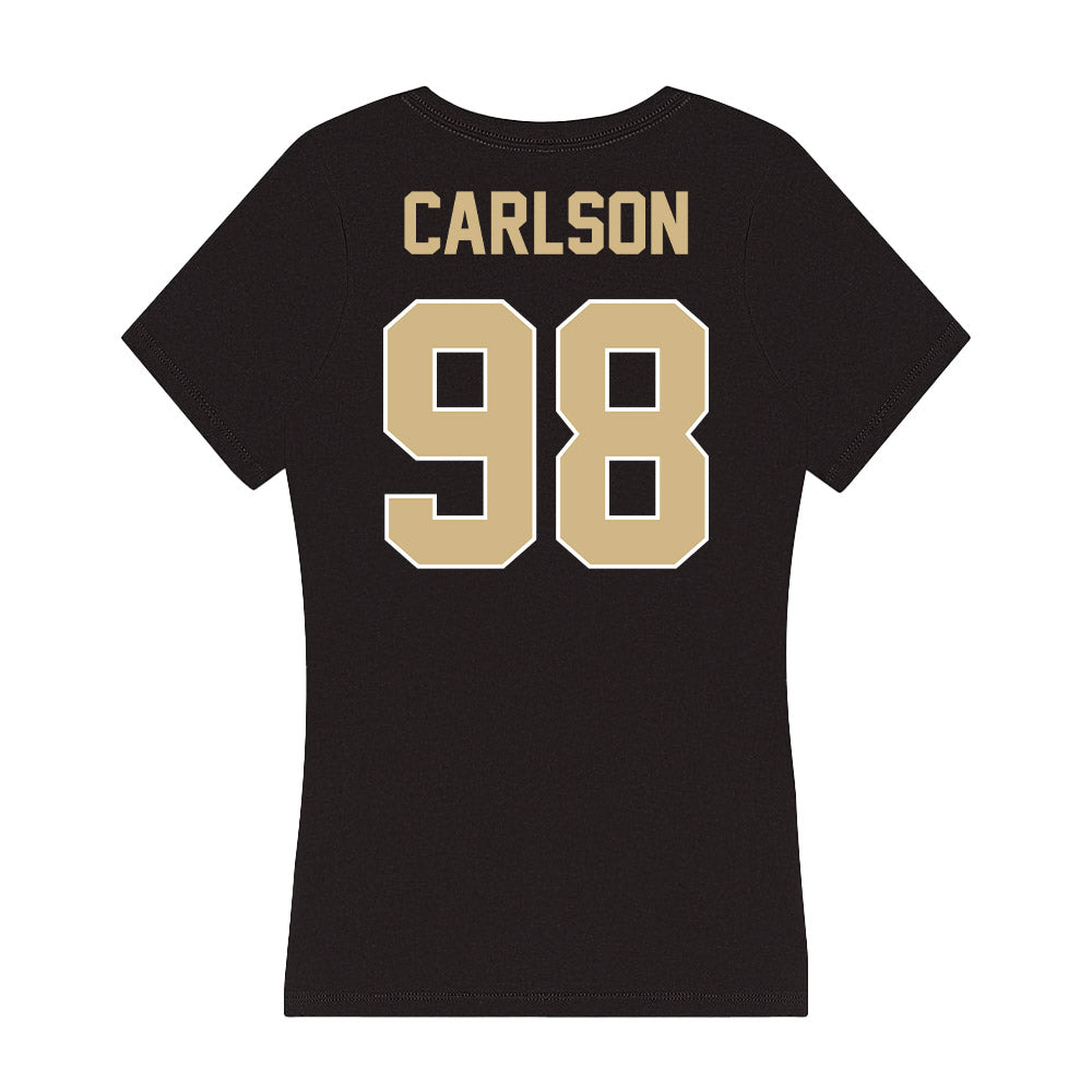 Purdue - NCAA Football : Drake Carlson - Women's V-Neck T-Shirt-1