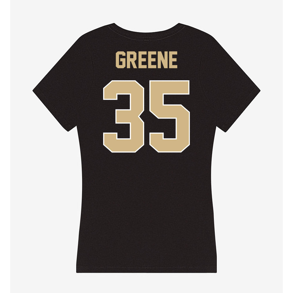 Purdue - NCAA Football : DJ Greene - Women's V-Neck T-Shirt-1
