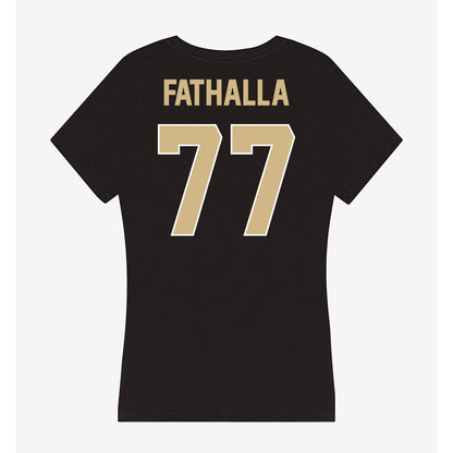 Purdue - NCAA Men's Tennis : Nour Fathalla - Women's V-Neck T-Shirt-1