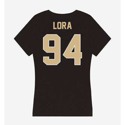Purdue - NCAA Football : Rodney Lora - Women's V-Neck T-Shirt-1