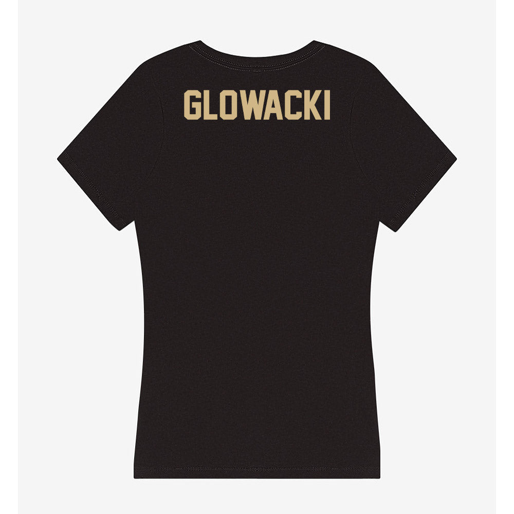 Purdue - NCAA Cheerleading : Michael Glowacki - Women's V-Neck T-Shirt-1