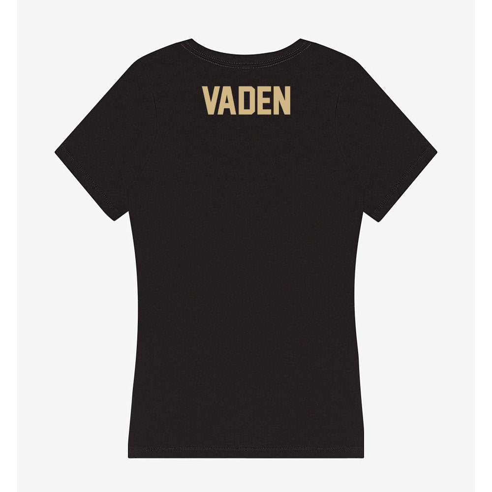 Purdue - NCAA Women's Track & Field : Jila Vaden - Women's V-Neck T-Shirt-1