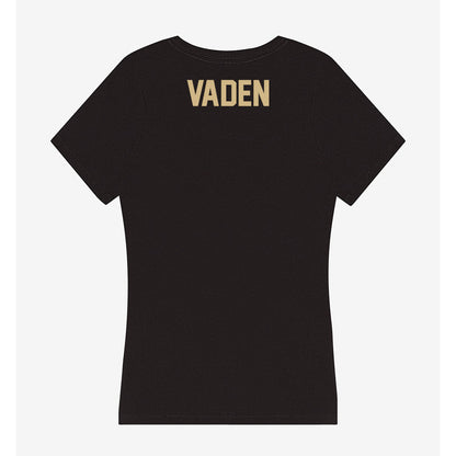 Purdue - NCAA Women's Track & Field : Jila Vaden - Women's V-Neck T-Shirt-1