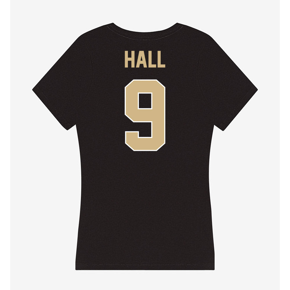 Purdue - NCAA Football : jalil hall - Women's V-Neck T-Shirt-1
