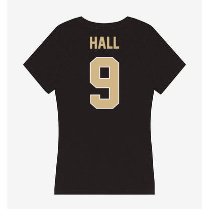 Purdue - NCAA Football : jalil hall - Women's V-Neck T-Shirt-1