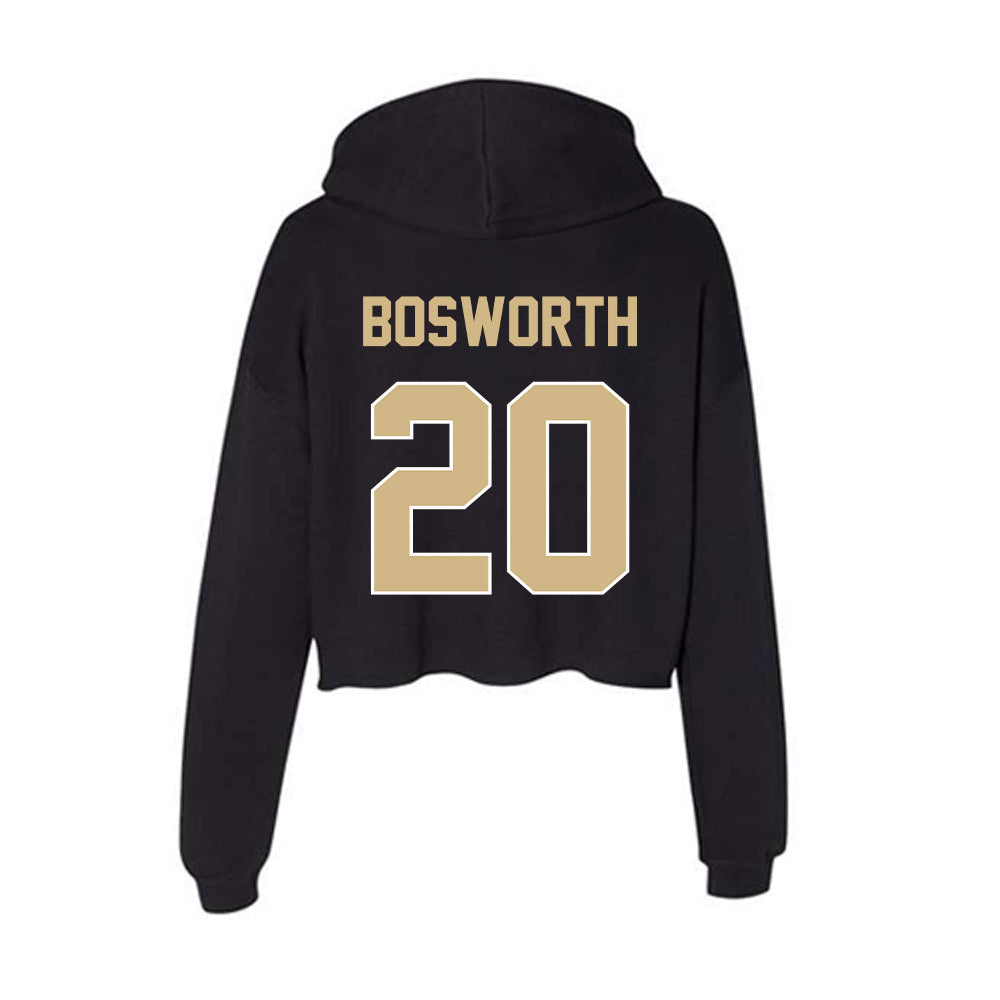 Purdue - NCAA Women's Volleyball : Lily Bosworth - Women's Crop Fleece Hoodie-1