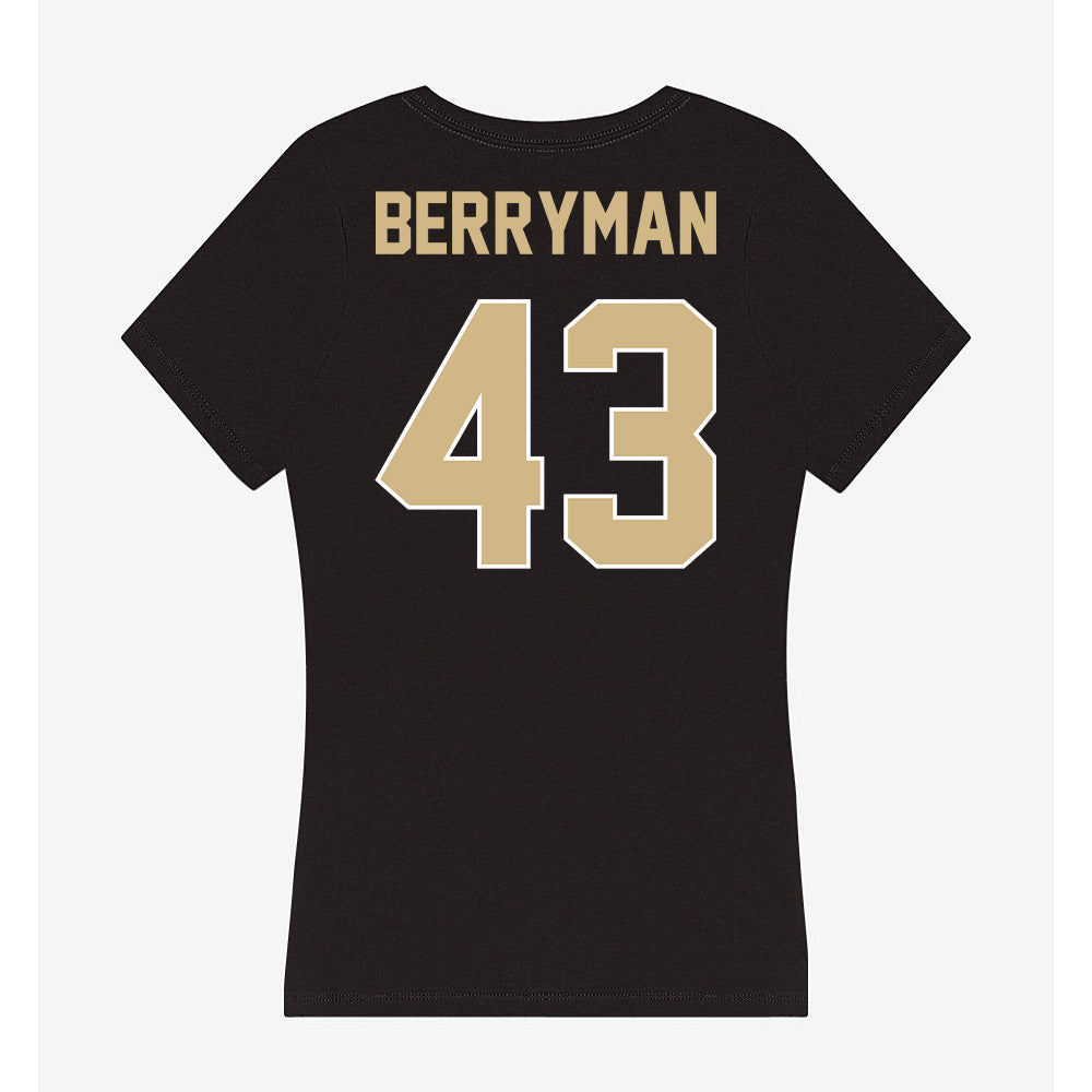 Purdue - NCAA Football : Jackson Berryman - Women's V-Neck T-Shirt-1
