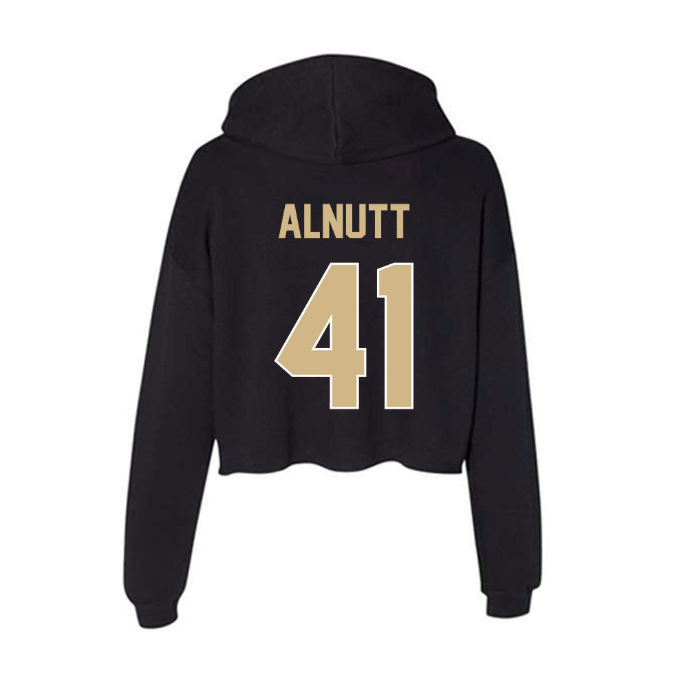 Purdue - NCAA Football : Mason Alnutt - Women's Crop Fleece Hoodie-1
