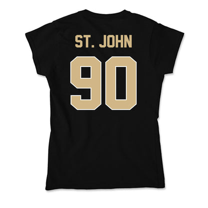 Purdue - NCAA Football : Elijah St. John - Soft Style Women’s T-Shirt-1