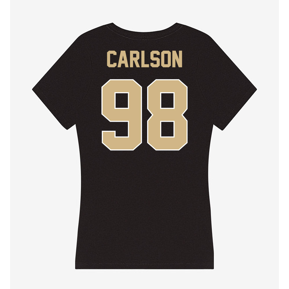 Purdue - NCAA Football : Drake Carlson - Women's V-Neck T-Shirt-1