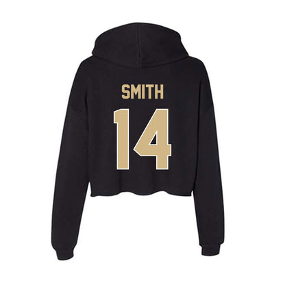 Purdue - NCAA Football : Emoni Smith - Women's Crop Fleece Hoodie-1