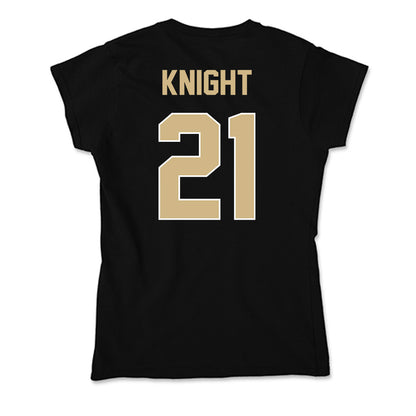 Purdue - NCAA Men's Basketball : Rivers Knight - Soft Style Women’s T-Shirt-1