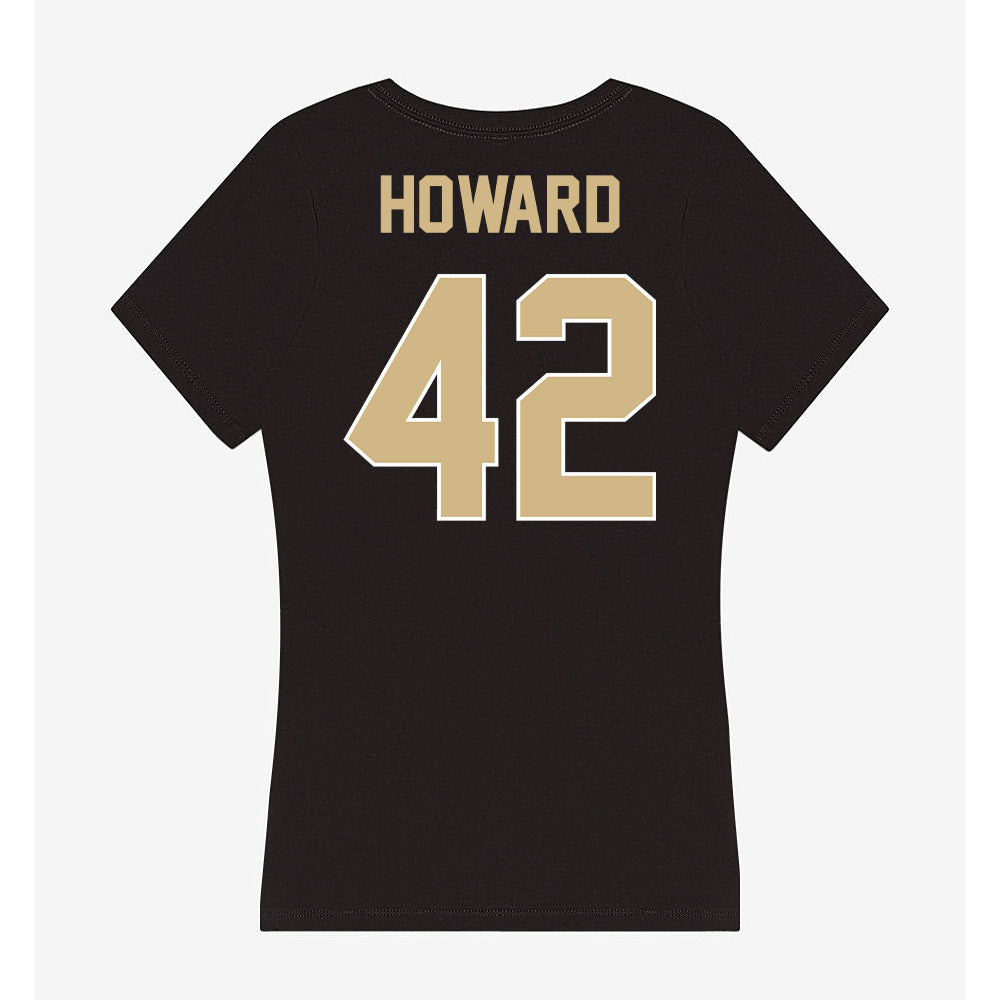Purdue - NCAA Baseball : Thomas Howard - Women's V-Neck T-Shirt-1