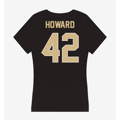 Purdue - NCAA Baseball : Thomas Howard - Women's V-Neck T-Shirt-1
