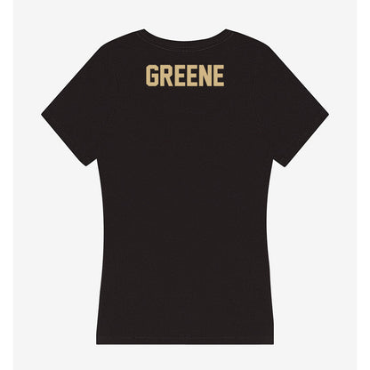 Purdue - NCAA Men's Track & Field : Zyan Greene - Women's V-Neck T-Shirt-1