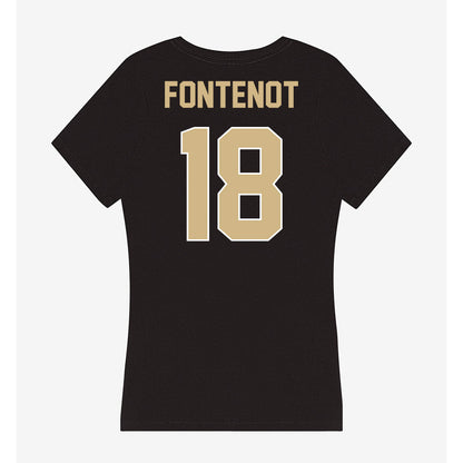 Purdue - NCAA Softball : Brianna Fontenot - Women's V-Neck T-Shirt-1