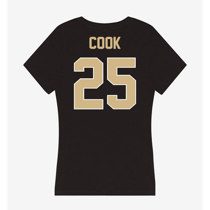 Purdue - NCAA Women's Soccer : Sydney Cook - Women's V-Neck T-Shirt-1