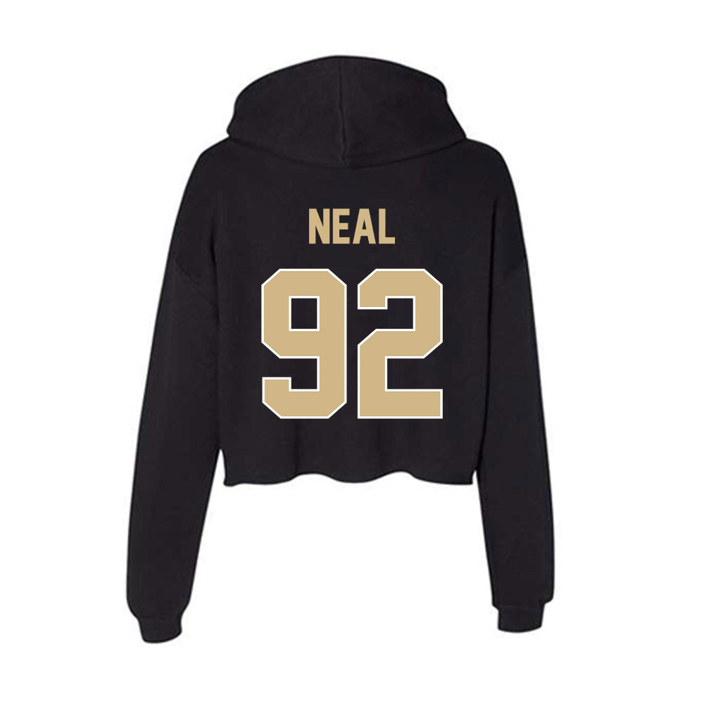 Purdue - NCAA Football : Curt Neal - Women's Crop Fleece Hoodie-1