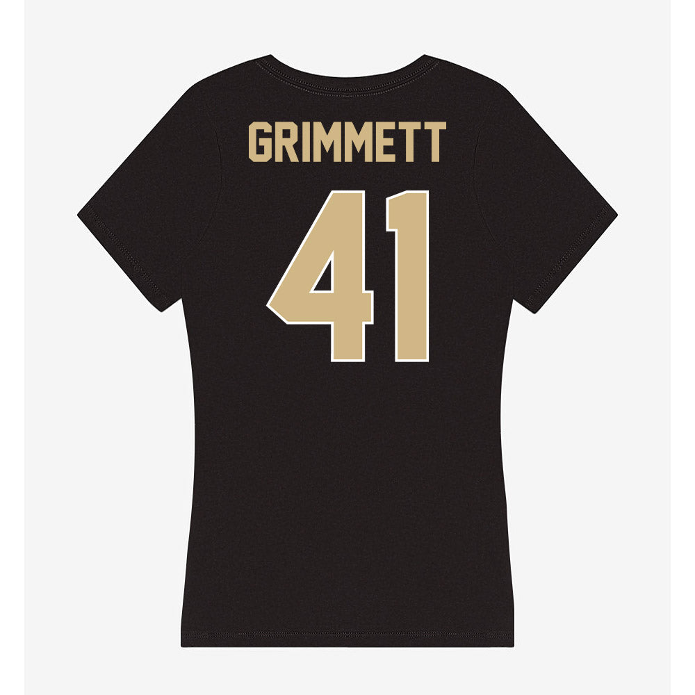 Purdue - NCAA Football : Jon Grimmett - Women's V-Neck T-Shirt-1