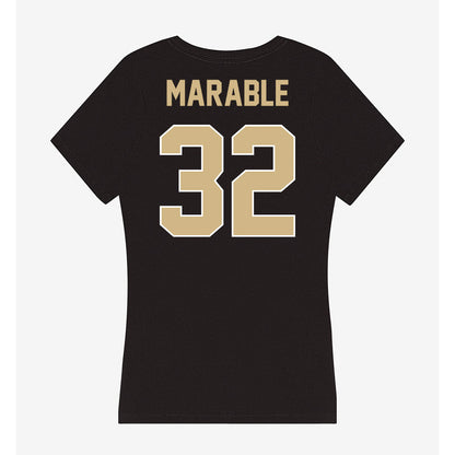 Purdue - NCAA Football : D'Mon Marable - Women's V-Neck T-Shirt-1