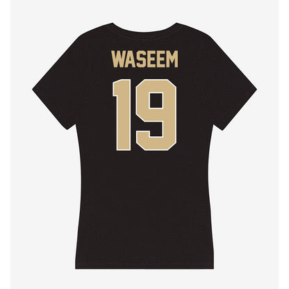 Purdue - NCAA Football : Asaad Waseem - Women's V-Neck T-Shirt-1