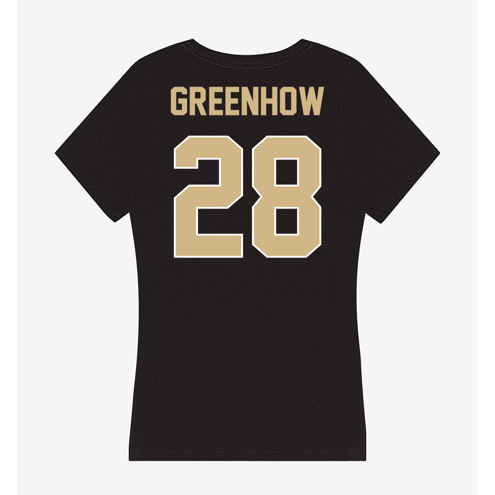 Purdue - NCAA Football : Dana Greenhow - Women's V-Neck T-Shirt-1
