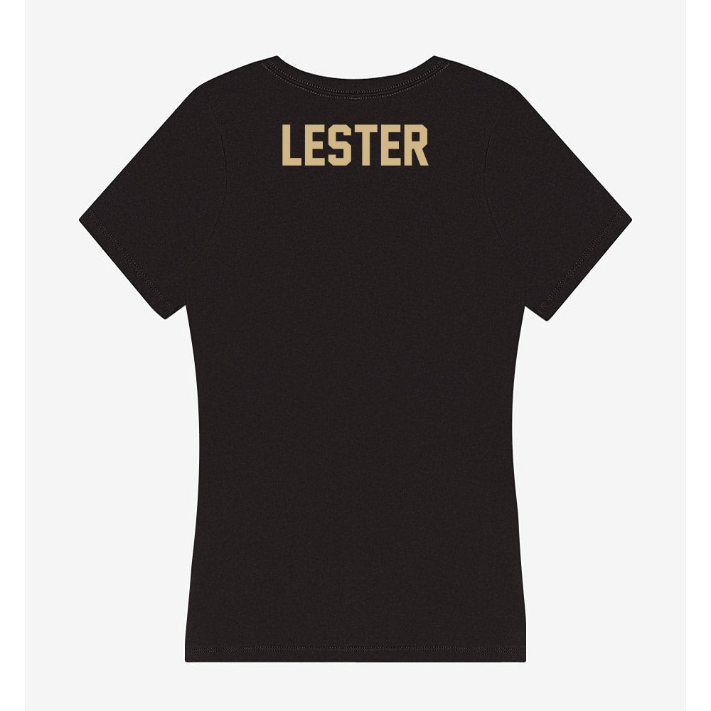 Purdue - NCAA Cheerleading : Chloe Lester - Women's V-Neck T-Shirt-1